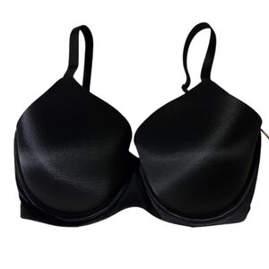 Auden Womens Sz 34G Bra Smooth Lightly Lined Black  Comfort Wire Full Coverage